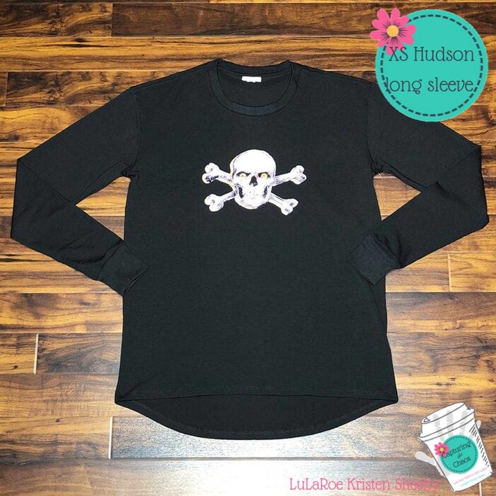 Halloween LuLaRoe Hudson long sleeve tee, XS, NWT